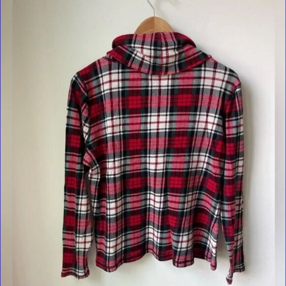 LAUREN / RALPH LAUREN / LRL Cowl Top - Plaid - XL - Picture 3 of 7
